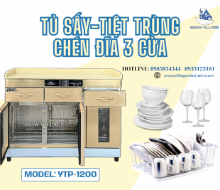 Tủ sấy chén đĩa YTP-1200 – Bếp sạch, an toàn, hiệu quả – Giữ an toàn cho từng bát đĩa.