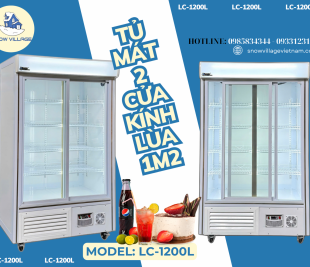 Đầu Tư Thông Minh, Bảo Quản Hiệu Quả – Tủ Mát 2 Cửa Kính Lùa 1m2, Bạn Đồng Hành Cho Mọi Cửa Hàng!