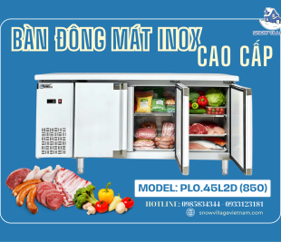 Nếu Nguyên Liệu Nằm Ngay Dưới Bàn Sơ Chế Thì Sao? Có Bàn lạnh Bếp Tiện Lợi Gấp 3 Lần.