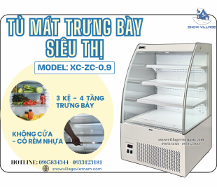 Không cửa – Không cản trở – Trưng bày thu hút bất ngờ khi sở hữu Tủ trưng bày đa năng XC-ZC-0.9