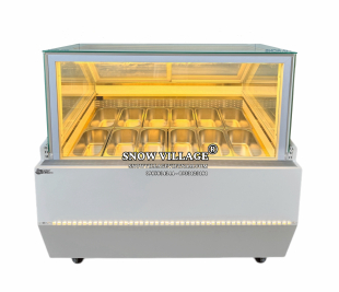 Tủ trưng bày kem ý gelato 12 khay Snow Village