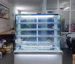 Tủ bánh kem 1.5m 5 tầng có chế độ giữ ẩm