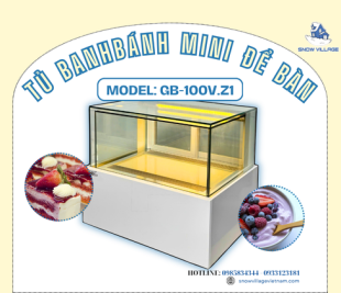 Tủ mát mini 1 tầng GB-100V.Z1 – Nhỏ gọn, trưng bày nổi bật