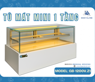 Tủ mát mini 1 tầng GB-1200V.Z1 nhỏ gọn thanh lịch và tiết kiệm điện năng