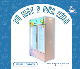 Mua tủ mát 2 cửa kính LC-1200X chính hãng giá tốt bảo hành dài hạn uy tín