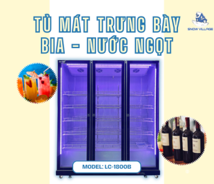 Tủ mát trưng bày bia rượu LC-1800B giải pháp trưng bày chuyên nghiệp cho quầy bar và nhà hàng