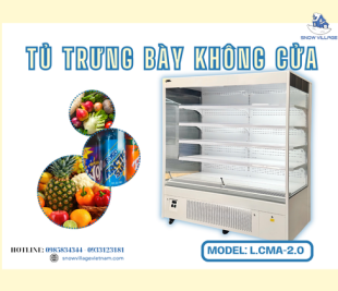Tủ trưng bày siêu thị L.CMA-2.0 rộng rãi, tối ưu không gian trưng bày