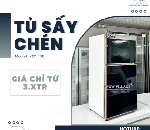 Tủ sấy - tuyệt trùng chén dĩa mini 108L