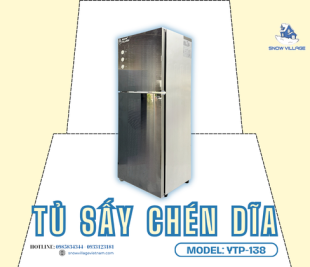 Tủ sấy chén YTP-138 giải pháp sấy khô và khử khuẩn chuyên nghiệp