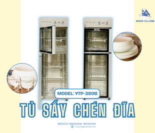 Tủ sấy tiệt trùng chén ly YTP-380B – Sấy nhanh, khử khuẩn hiệu quả