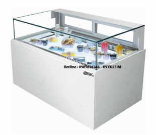 Tủ bánh kem thiết kế 1 tầng 1.2m