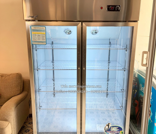 Tủ mát inox 2 cánh kính LC-1200CF