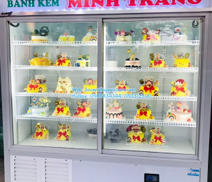 Tủ mát 2 cửa kính lùa 1.8m Snow Village