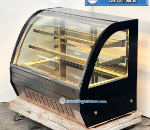 Tủ mát để bàn kính Cong trưng bày bánh ngọt