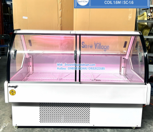 Tủ thịt bảo quản siêu thị, cửa hàng tiện ích