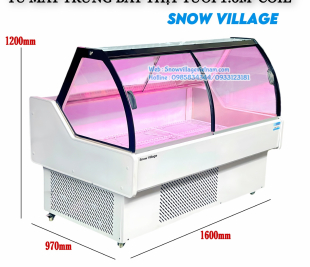 Tủ mát trưng bày thịt tươi làm lạnh trực tiếp