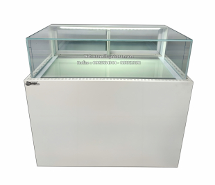 Tủ mát 1 lớp kính siêu trong 1.2m thiết kế đặt quầy bar quán cafe