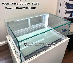 Tủ 0.9m trưng bày bánh ngọt 1 tầng 