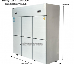 Tủ bảo quản trữ đông - mát 1300 lít