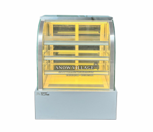 Tủ mát cong trưng bày bánh 4 tầng 