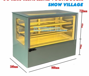Tủ mini để bàn vuông Snow Village 