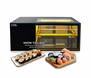Tủ mát trưng bày sushi - bánh ngọt 1.2m SS-1.2V