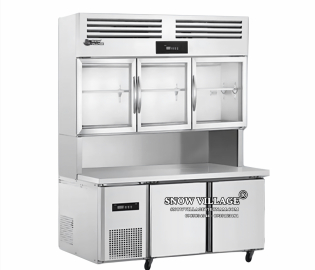 Tủ trên mát - dưới đông inox 1.8m PLRD-18N2B2