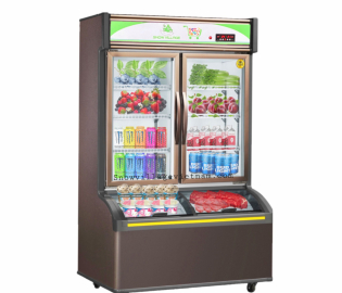 Tủ trưng bày trên mát-dưới đông cao cấp LCD-1198