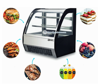 Tủ mát để bàn kính cong 90cm GB-120