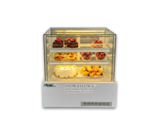 Tủ mát mini vuông full kính 70cm DG-100V