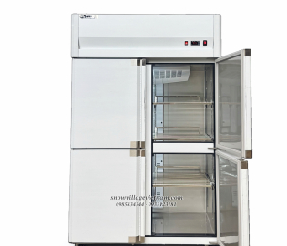 Tủ đông mát 4 cánh inox 950L