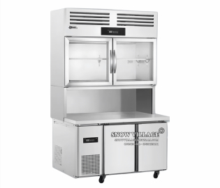 Tủ trên mát - dưới đông inox 1.2m PLRD-12N2B2