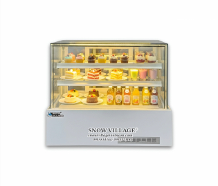 Tủ mát mini vuông full kính 90cm DG-120V