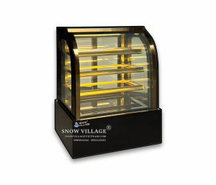 Tủ mát mini kính cong để quầy bar 4 tầng GB-100.Z4