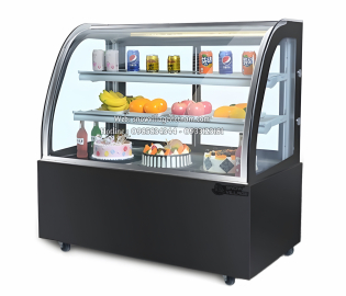 Tủ bánh kính cong 3 tầng 1.2m GB-300-4L