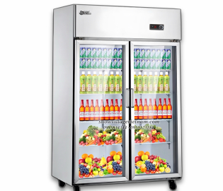 Tủ mát inox 2 cửa LC-1200CF