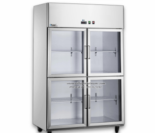 Tủ mát inox 4 cửa kính LC-1200CF4