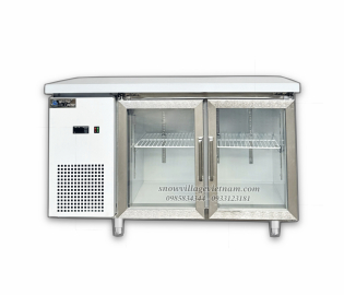 Bàn mát 2 cửa kính 1.2m Quạt lạnh PLO.18L2Q