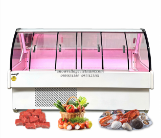 Tủ mát trưng bày thịt tươi 2m (coil) SC-2.0