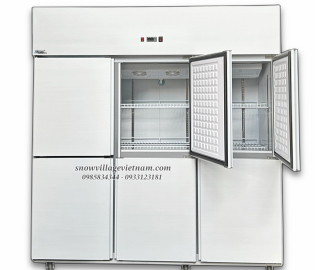 Tủ đông 6 cánh inox Quạt lạnh SLLDZ4-1300LD