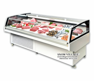 Tủ mát trưng bày thực phẩm màn kéo  XF-2.0
