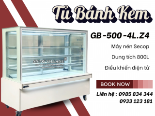 Tủ Trưng Bày 1m8 4 Tầng – Bánh Kem Lung Linh Mỗi Ngày