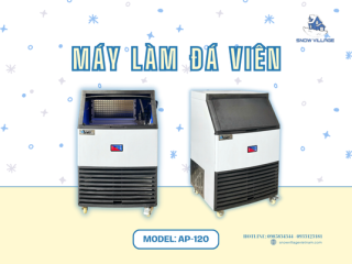 Máy làm đá viên AP-120 đáp ứng nhu cầu đá sạch ổn định cho mô hình kinh doanh vừa và lớn