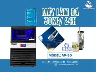 Giải Pháp Hết Thiếu Đá Giờ Cao Điểm –  Máy Làm Đá Viên AP-30 30Kg/24H 