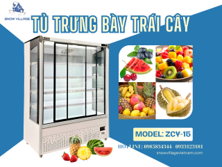 Mùa Nóng Đông Khách Hơn Khi Có Tủ Mát Trưng Bày ZCY-15 