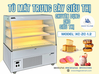 Tủ đẹp – Đèn sáng – Hàng hóa rạng rỡ cùng chiếc tủ mát chuyên dụng siêu thị XC-ZC-1.2