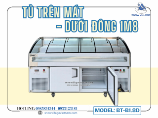 BT-B1.8D – Lạnh đúng cách, giữ trọn độ tươi với giải pháp kép chất lượng.