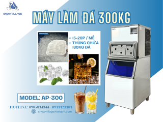 Quán Đông Khách Nhưng Luôn Đủ Đá! Bí Quyết Nằm Ở Máy Làm Đá Sạch AP-300 