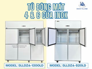 TỦ ĐÔNG QUẠT LẠNH 4 CỬA & 6 CỬA INOX! Bếp của bạn chọn tủ gì hôm nay?