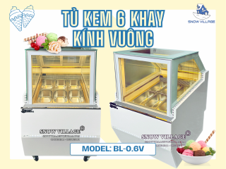 Thể hiện sự tươi ngon của kem, thể hiện phong cách của bạn với Tủ Trưng Bày Kem Tươi BL-0.6V.